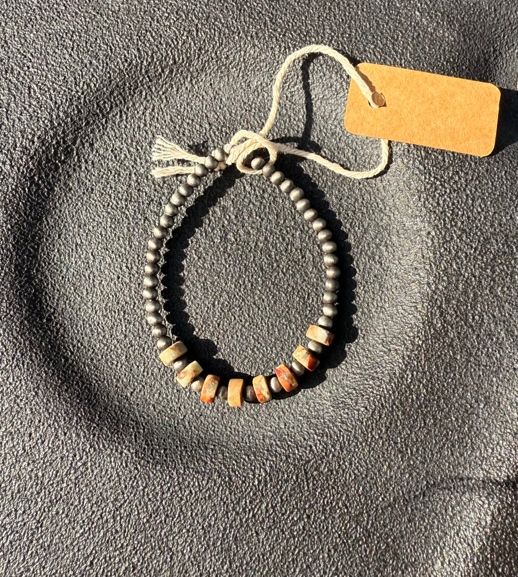 RONDELLE GEMSTONE STRETCH BRACELET