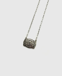 BUCKLE INITIAL NECKLACE