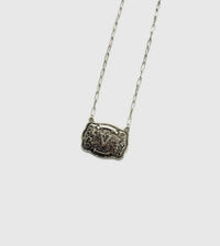 BUCKLE INITIAL NECKLACE