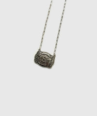 BUCKLE INITIAL NECKLACE