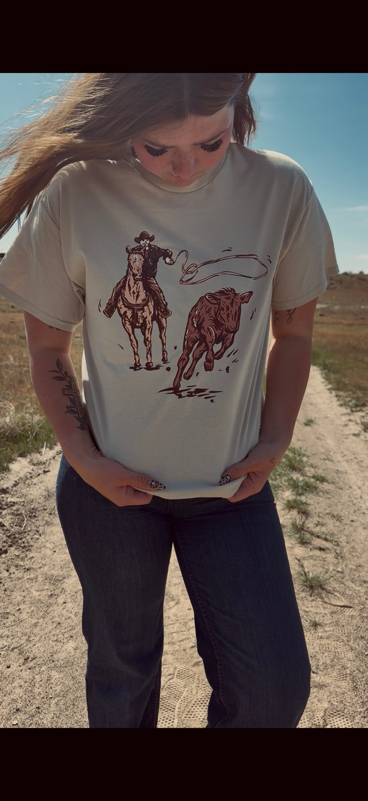 CALF ROPIN TEE