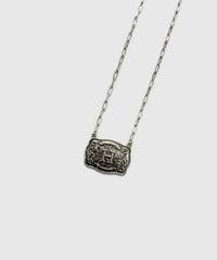 BUCKLE INITIAL NECKLACE