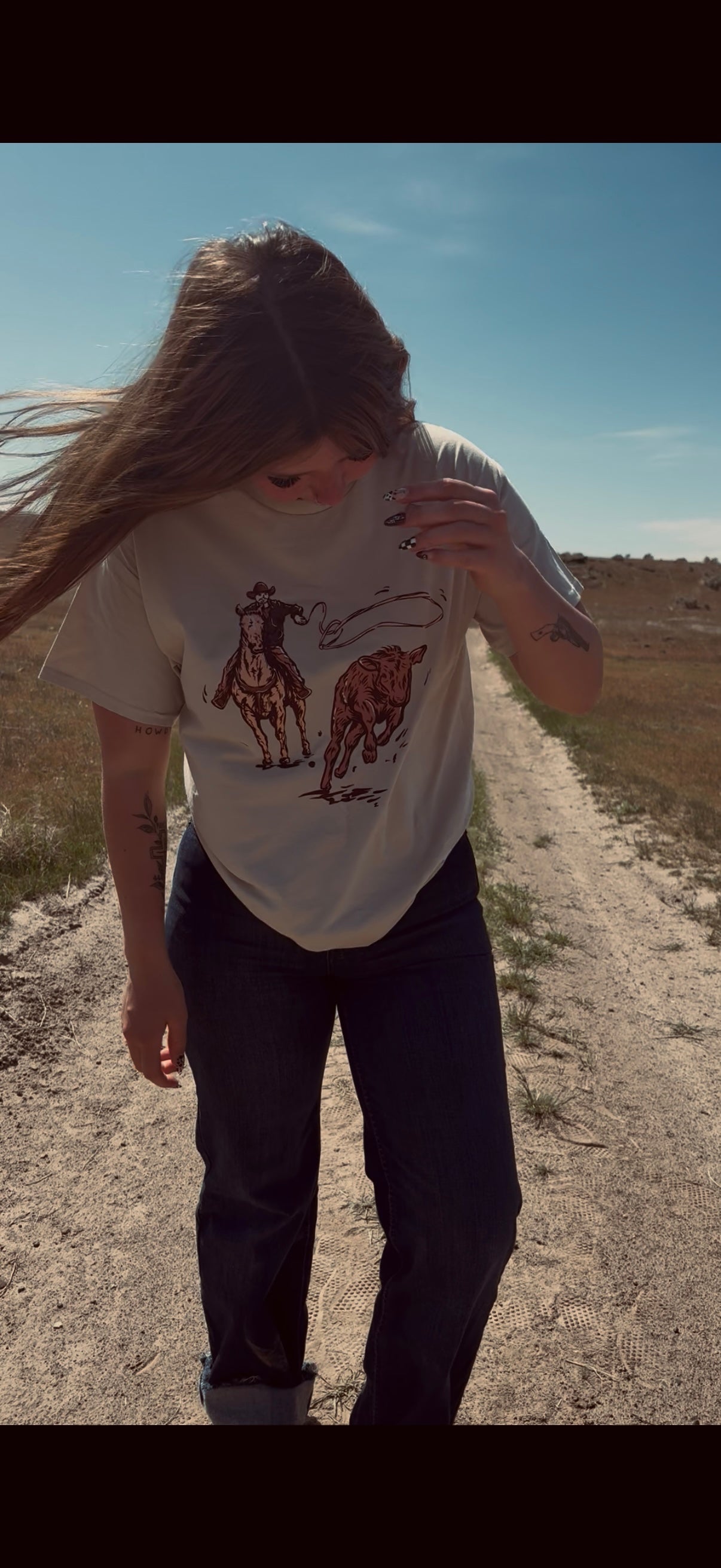CALF ROPIN TEE