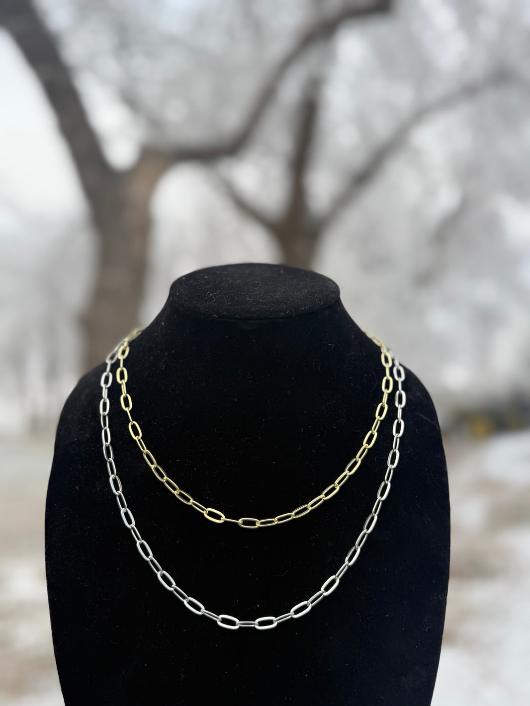 PAPERCLIP CHAIN NECKLACE