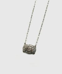 BUCKLE INITIAL NECKLACE