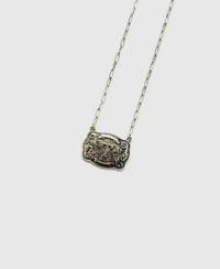 BUCKLE INITIAL NECKLACE
