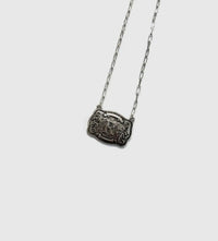 BUCKLE INITIAL NECKLACE
