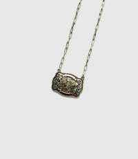 BUCKLE INITIAL NECKLACE