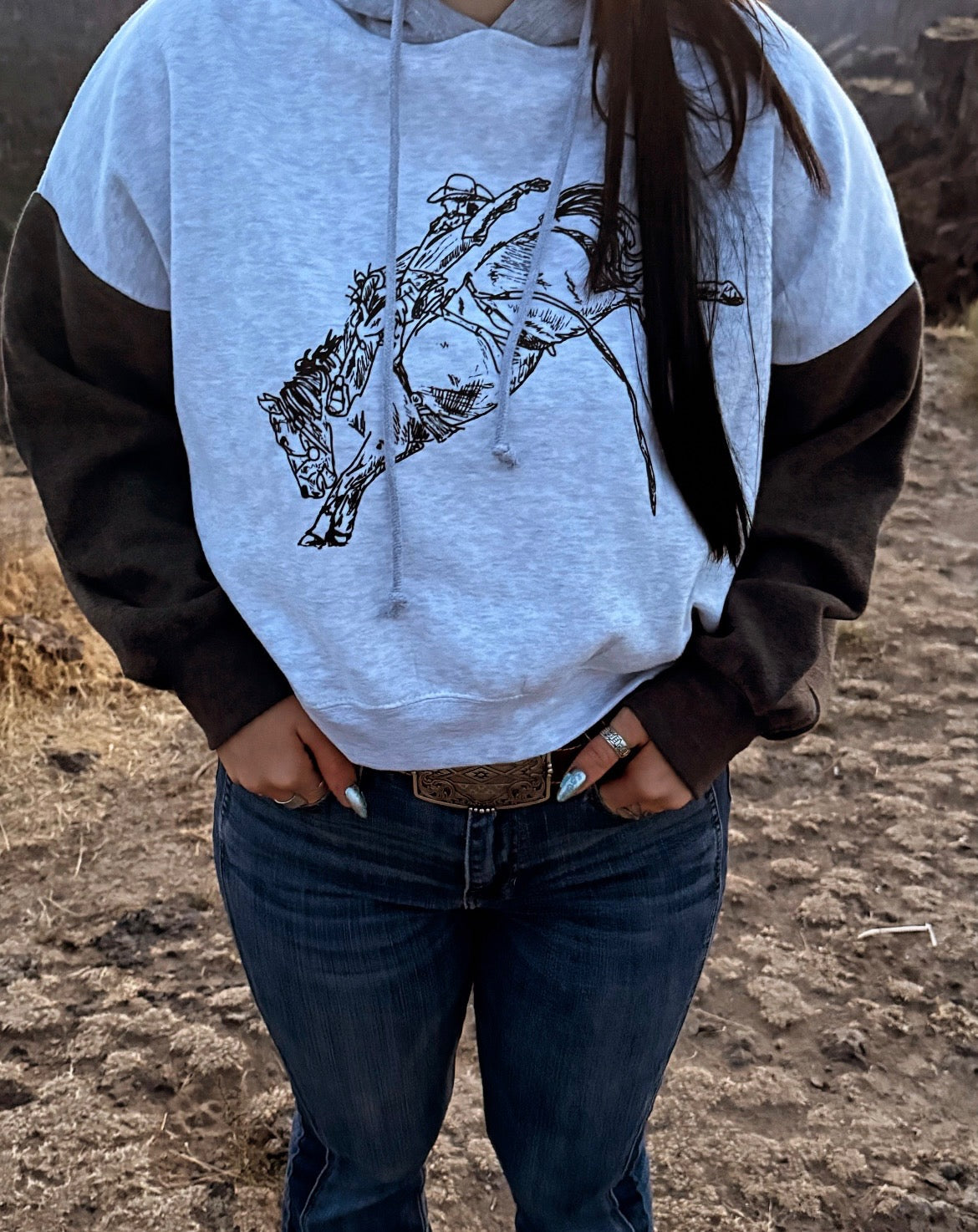 TRICOLOR BUCKER HOODIE