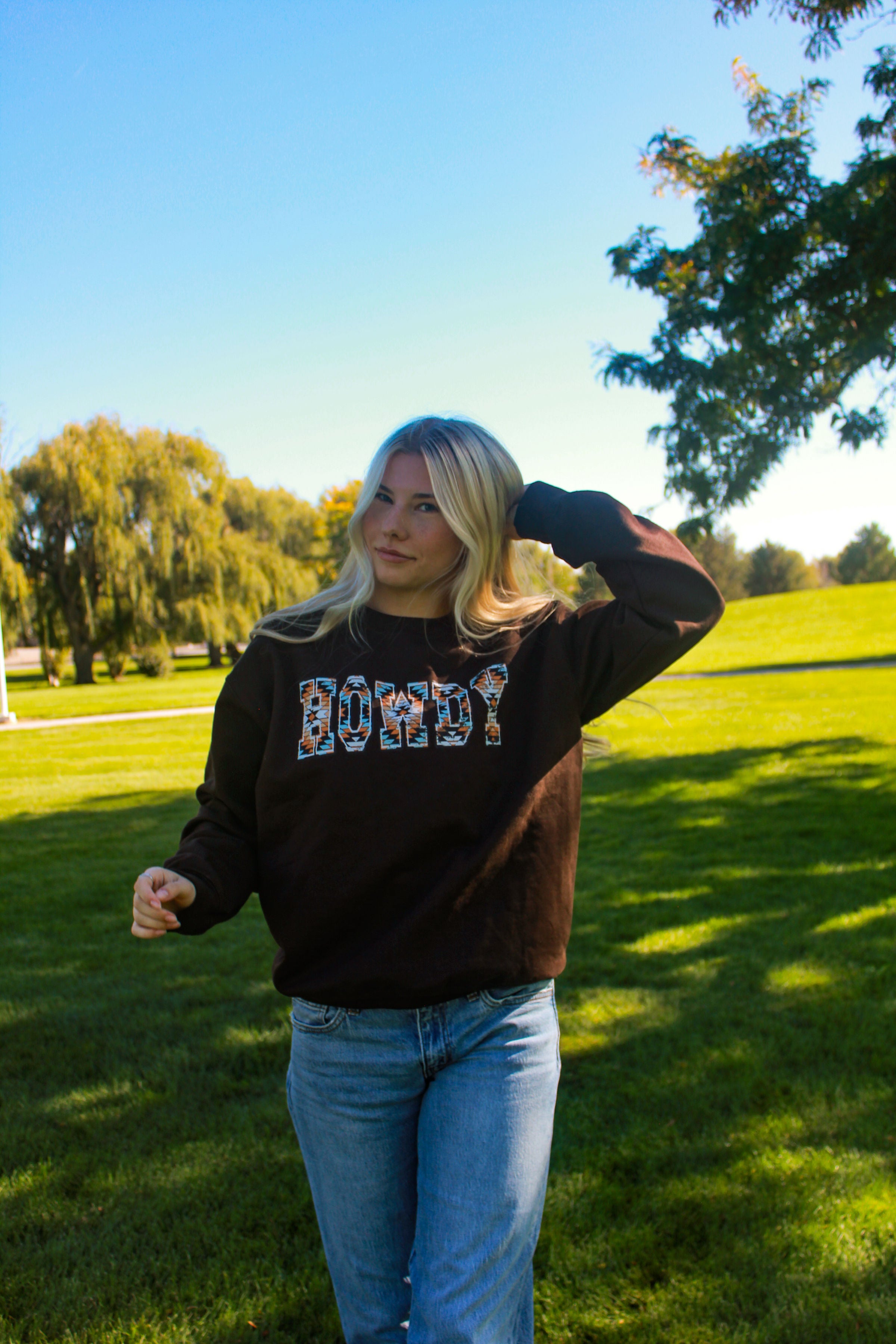 AZTEC HOWDY CREWNECK