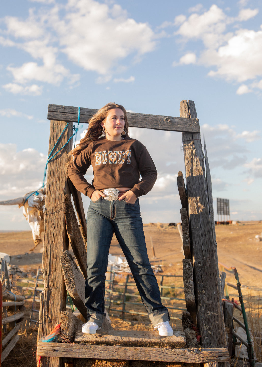 AZTEC HOWDY CREWNECK