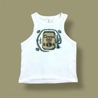 COORS CROPPED TANK
